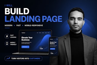 build a high converting react landing page for your business