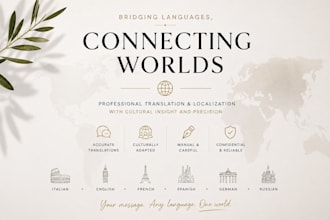 provide professional multilingual translation