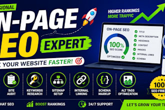 provide on page SEO services to optimize web pages