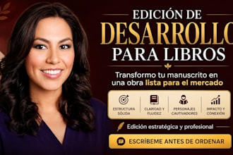 edición de libros para desarrollo, editor de novelas, fantasía oscura, correcció