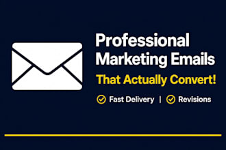 write a professional marketing email that converts for your small busines