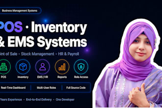 build a pos system, inventory management system, or employee management system