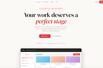 design a modern responsive landing page for your business