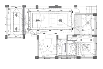 draft detailed lightning and wiring plans, false ceiling plans for your interior