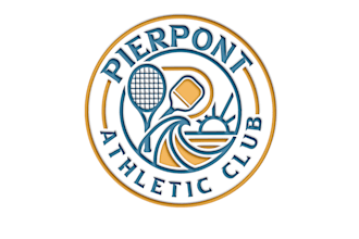design modern tennis, pickleball, sports club and fitness logo