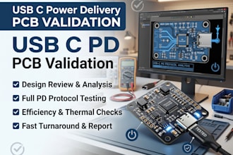 validate and improve usb c pd source pcb kicad design for 24v power systems