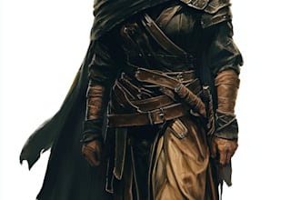 fantasy dnd character illustration