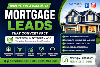 generate high intent mortgage leads with facebook ads that convert fast