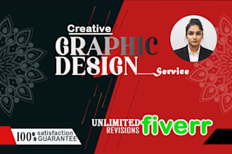 create any kind of graphic design with idea