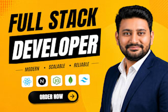 be full stack developer, front end developer for full stack website development