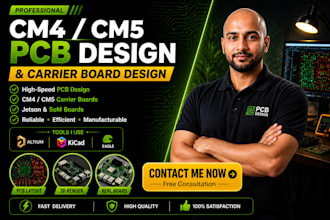 do high speed pcb, cm4 cm5 carrier board, jetson, embedded system, raspberri pi