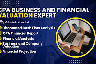 do CPA property valuation, financial projections, business plan and forecasts