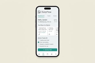 design clean and minimal UI UX for your app