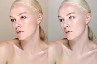 retouch portraits, beauty and fashion photos