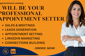 be your professional linkedin marketing manager and b2b appointment setter