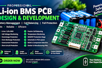 li ion bms pcb design, battery management, cell balancing and protection