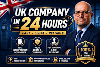 register your UK limited company fast with full incorporation document