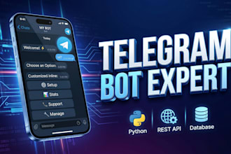 build a professional telegram bot for business