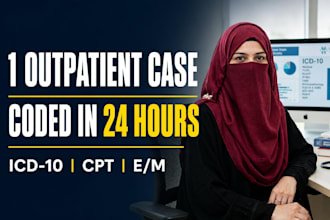 code 1 urgent outpatient chart with icd 10 cpt em