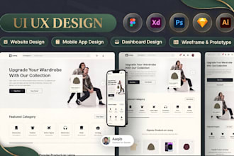 design fintech UI, crypto landing page, and dashboard