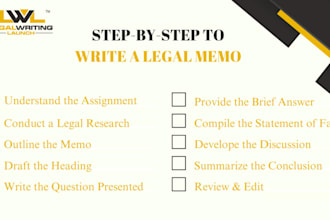 do legal research, edit law dissertations,thesis, contracts, legal memo, mou,moa