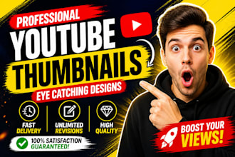 youtube thumbnail design attractive and simple