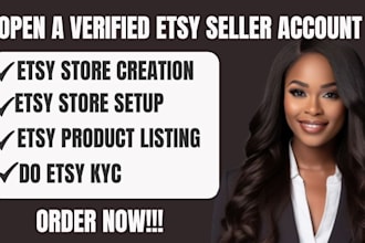 create an etsy seller account and set up an etsy store for any country