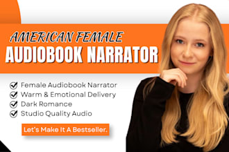 be your professional acx narrator for dark romance and fantasy audiobooks