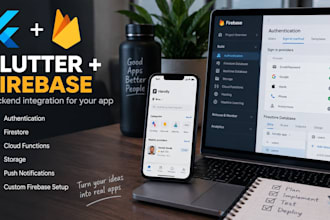 integrate firebase into your flutter app