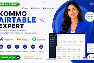 setup komo, kommo CRM with whatsapp, kommo instagram, airtable