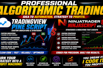program ninjatrader nt8 tradingview indicator strategy pinescript trading robot