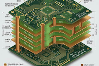 create high speed multilayer pcb design