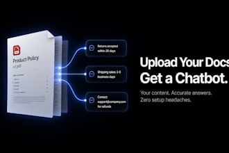 build a custom ai chatbot for your website trained on your pdfs and docs
