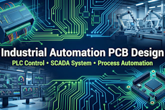do industrial automation pcb scada system plc control and process control design