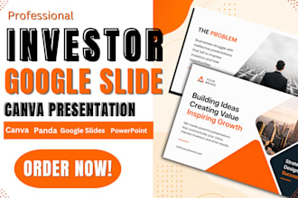 design business proposal redesign investor pitch deck google slide presentation