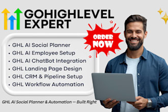 gohighlevel ai social planner ai employee ghl workflow automation ghl setup