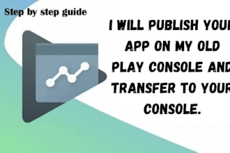 publish or upload your android app on my old google play console