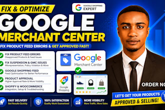 fix and optimize product feed for google merchant center, fix product feed error