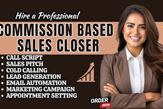 commission based sales closer sales rep salesperson online sales sales rep