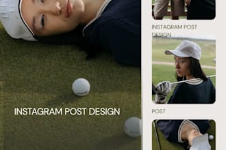 design attractive instagram posts and canva templates