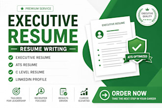 write executive resume c level ats resume linkedin profile leadership branding