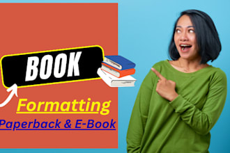 do book formatting, kdp book publishing, paper back, kindle ebook formatting