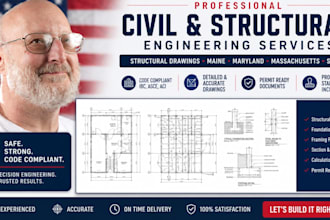 civil structural engineer structural drawings maine maryland massachusetts stamp