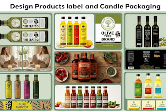 design beer label, wine label and juice label design