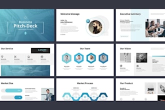 design investor pitch deck and startup pitch deck