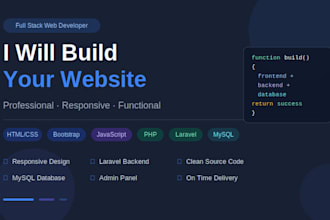 build a complete crud web app with PHP laravel and mysql