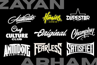 design a modern urban logo for streetwear and clothing brand