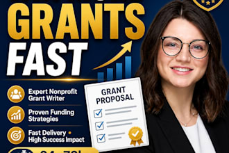 write nonprofit grant proposal and apply for grants