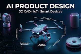 design ai camera smart speaker robot vacuum drone fusion 360 3d cad