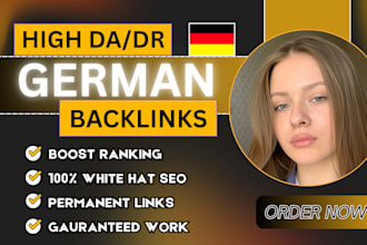 create high authority german backlinks for traffic